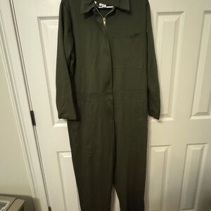 Olive Green Women's Jumpsuit, sz. 2x/3x